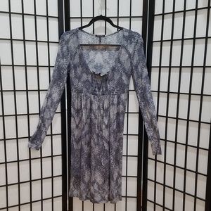 Daisy Fuentes Snake Skin Print Dress